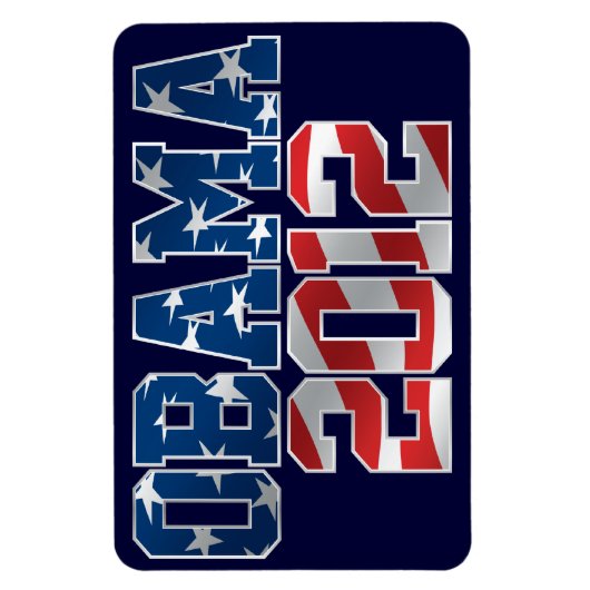 Obama 2012 Flexi Magnet Magneet (Verticaal)