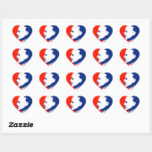 Obama 2012 hart sticker (Vel)