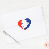 Obama 2012 hart sticker (Envelop)