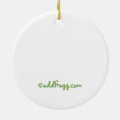 Obama 2012 herdenkingsornament voor Kerstmis Keramisch Ornament (Achterkant)