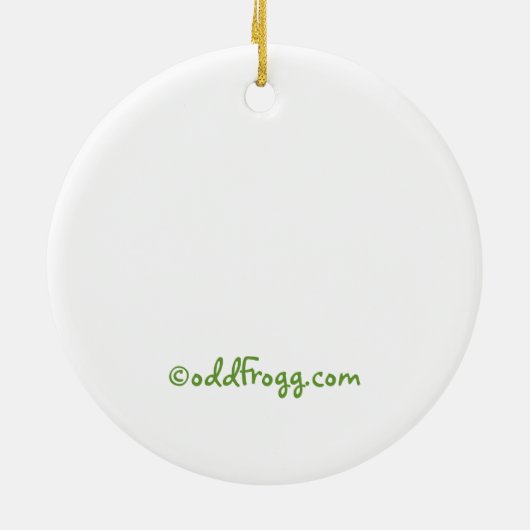 Obama 2012 herdenkingsornament voor Kerstmis Keramisch Ornament (Achterkant)