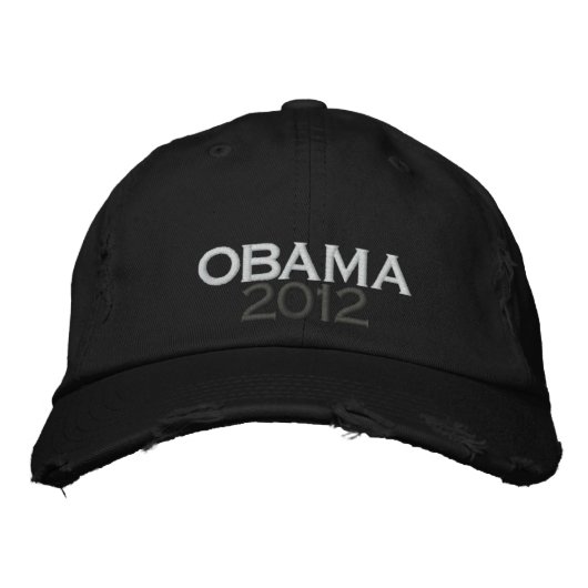 OBAMA 2012: Het Pet van Chino Twill (Voorkant)