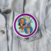 Obama 2012 Kennedy Coat Tail Ronde Button 4,0 Cm (In situ)