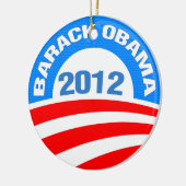 Obama 2012 keramisch ornament (Links)