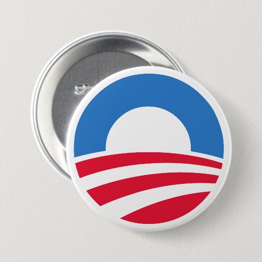 Obama 2012 Logo Button (Voorkant /achterkant)