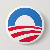 Obama 2012 Logo Button (Voorkant)