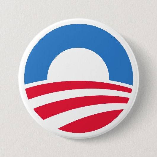 Obama 2012 Logo Button (Voorkant)