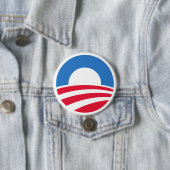 Obama 2012 Logo Button (In situ)
