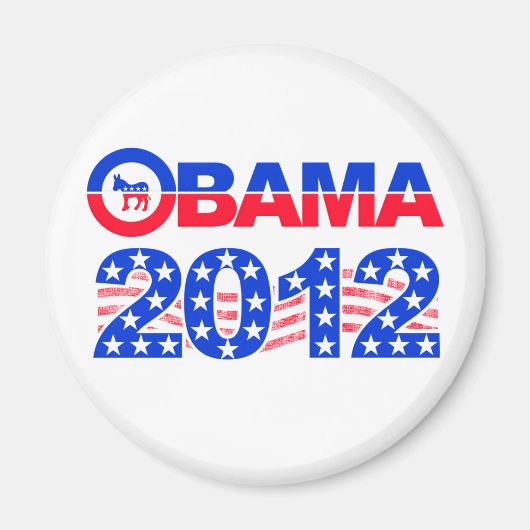 OBAMA 2012 magneet (Voorkant)