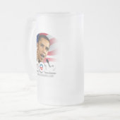 Obama 2012 matglas bierpul (Voorkant links)