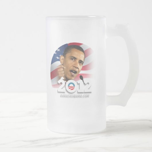 Obama 2012 matglas bierpul (Rechts)