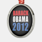 Obama 2012 metalen ornament (Links)