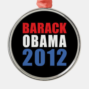 Obama 2012 metalen ornament