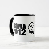 Obama 2012 mok - kies stijl & kleur (Voorkant links)