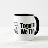 Obama 2012 mok - kies stijl & kleur (Voorkant rechts)