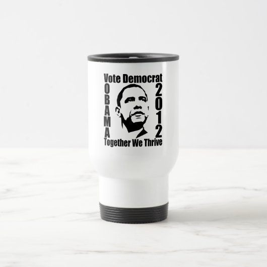 Obama 2012 mok - kies stijl & kleur (Center)