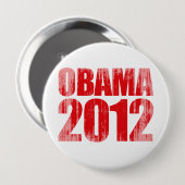 OBAMA 2012 - .png Ronde Button 4,0 Cm (Voorkant /achterkant)