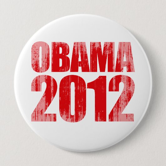 OBAMA 2012 - .png Ronde Button 4,0 Cm (Voorkant)