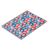 Obama 2012 Pop Art notebook Notitieboek (Linkerzijde)