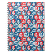 Obama 2012 Pop Art notebook Notitieboek (Voorkant)