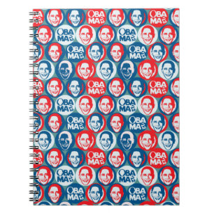 Obama 2012 Pop Art notebook Notitieboek