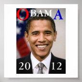 OBAMA 2012 POSTER (Voorkant)