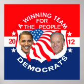 Obama 2012 POSTER print (Voorkant)