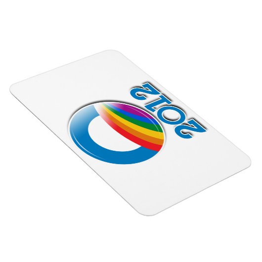 Obama 2012 Pride Button Magneet (Rechterzijde)