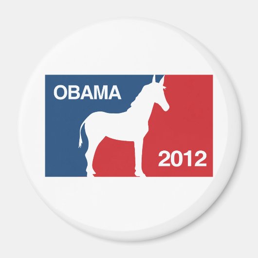 OBAMA 2012 PRO -.png Magneet (Voorkant)