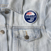 Obama 2012 ronde button 5,7 cm (In situ)
