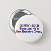 OBAMA 2012 RONDE BUTTON 5,7 CM (Voorkant /achterkant)