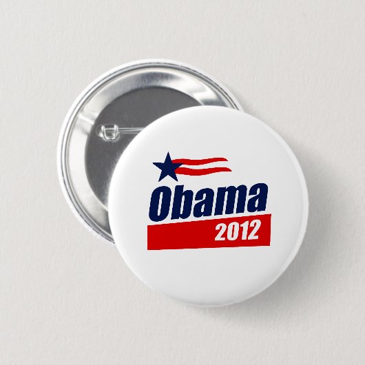 Obama 2012 ronde button 5,7 cm (Voorkant /achterkant)