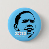 Obama 2012 ronde button 5,7 cm (Voorkant)