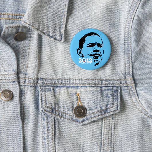 Obama 2012 ronde button 5,7 cm (In situ)