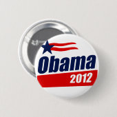 Obama 2012 ronde button 5,7 cm (Voorkant /achterkant)