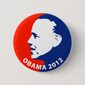 Obama 2012 ronde button 5,7 cm (Voorkant)