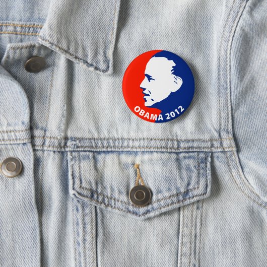 Obama 2012 ronde button 5,7 cm (In situ)