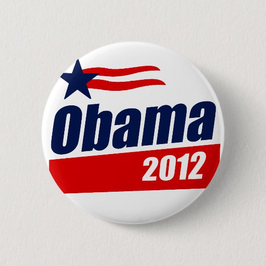 Obama 2012 ronde button 5,7 cm (Voorkant)