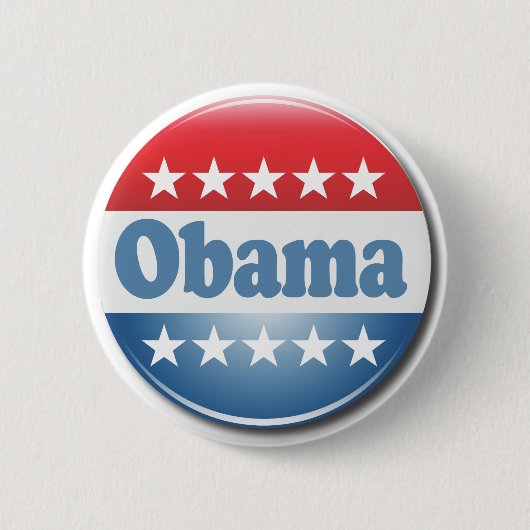 Obama 2012 ronde button 5,7 cm (Voorkant)