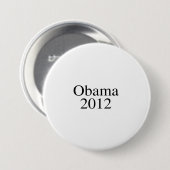 Obama 2012 - ronde button 7,6 cm (Voorkant /achterkant)