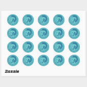 Obama 2012 ronde sticker (Vel)
