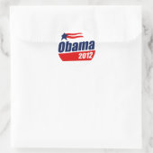 Obama 2012 ronde sticker (Tas)