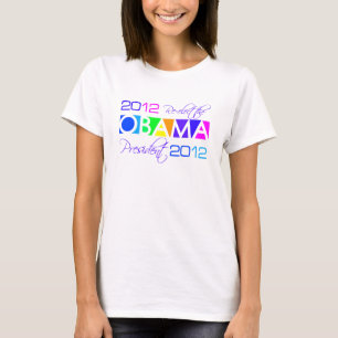 OBAMA 2012 shirt - kies stijl & kleur