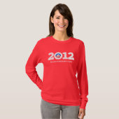 Obama 2012-Shirten T-shirt (Voorkant volledig)