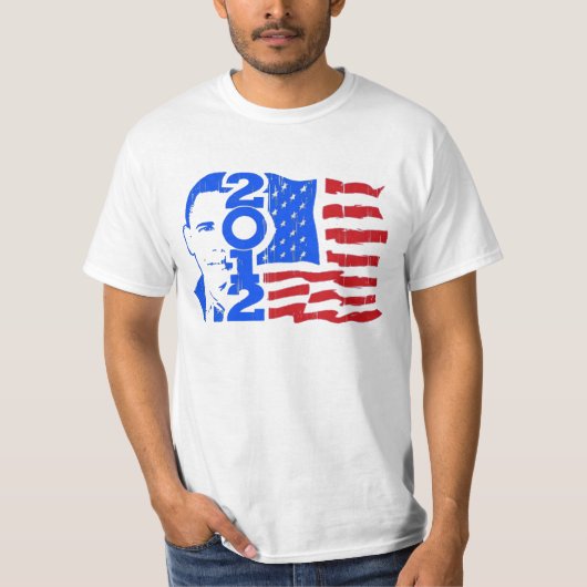 Obama 2012 Shirten voor de verkiezingen T-shirt (Voorkant)