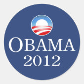 Obama 2012 Sticker (Voorkant)