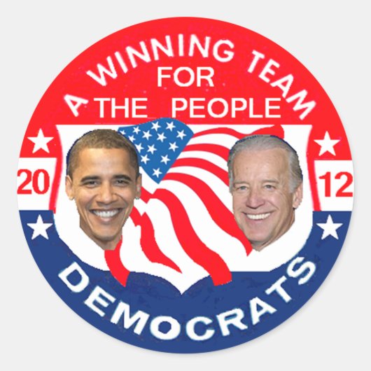 Obama 2012 Sticker (Voorkant)
