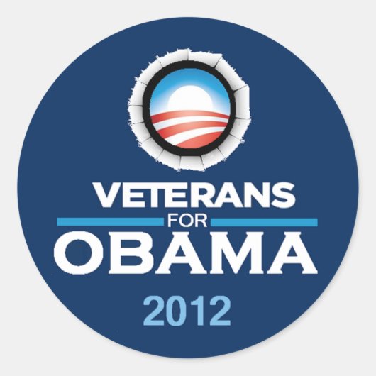 Obama 2012 Sticker (Voorkant)