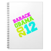 OBAMA 2012 SWAY NEON NOTITIEBOEK (Voorkant)