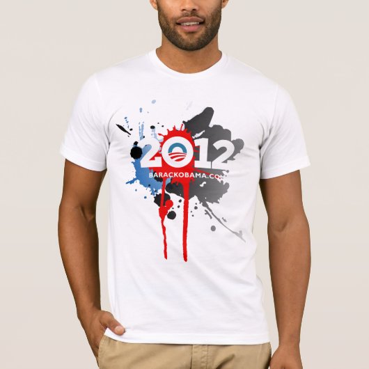 Obama 2012 t-shirt (Voorkant)
